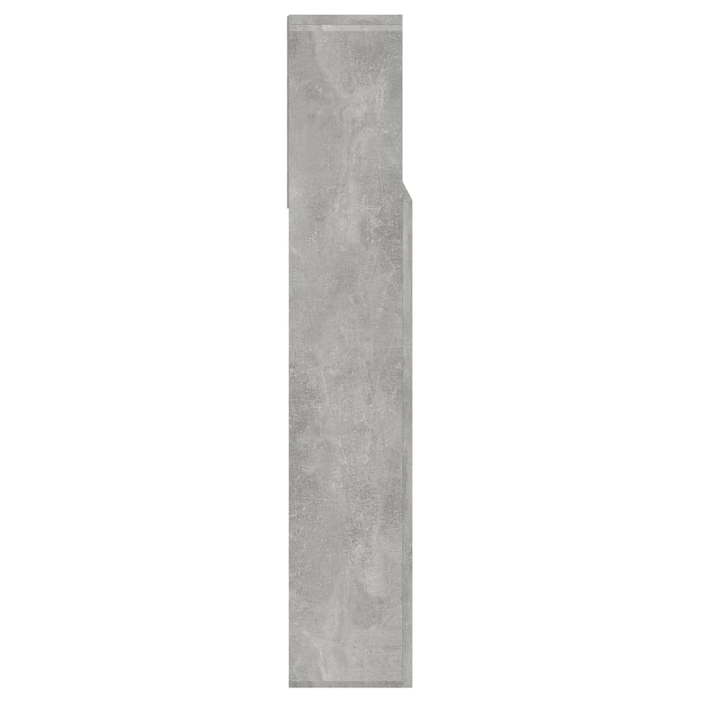 Hoofdbordkast 140X19X103,5 Cm Betongrijs
