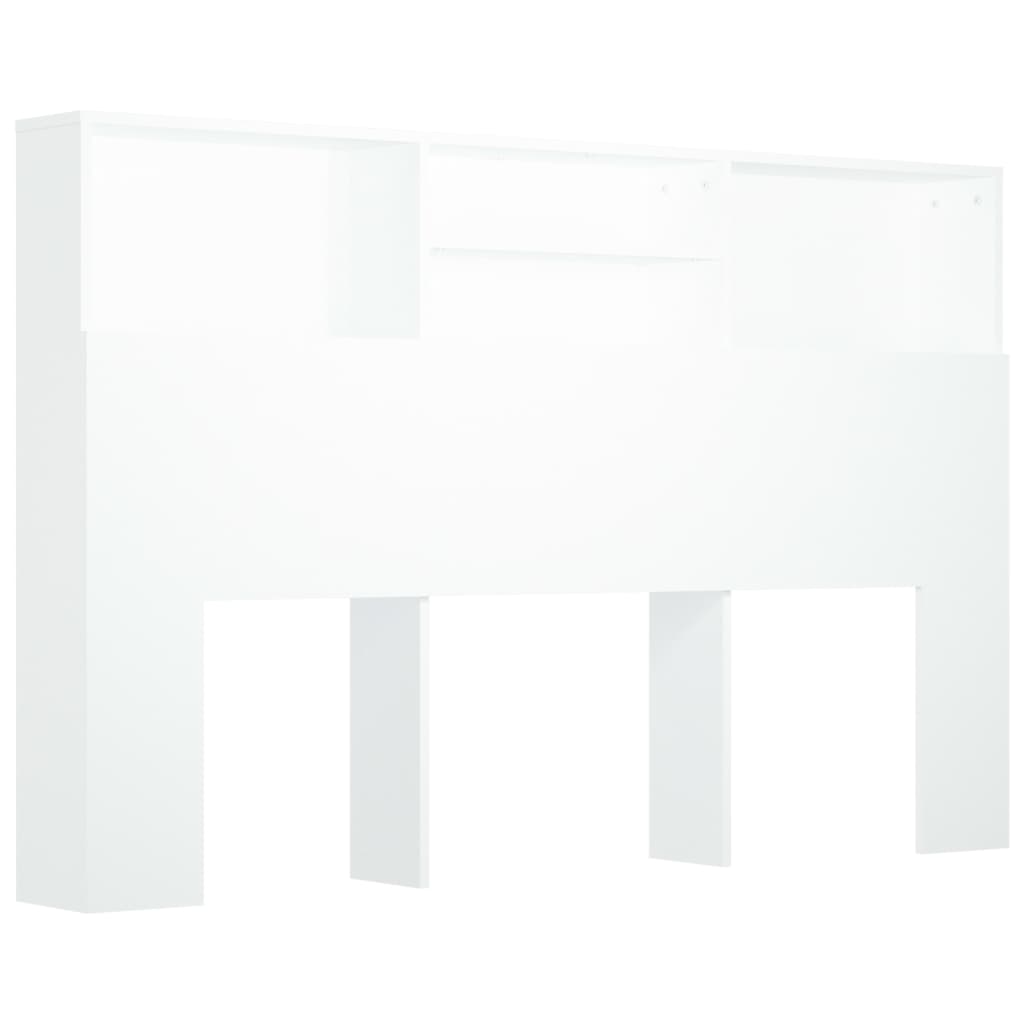 Hoofdbordkast 160X19X103,5 Cm Wit