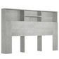 Hoofdbordkast 160X19X103,5 Cm Betongrijs