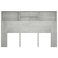 Hoofdbordkast 160X19X103,5 Cm Betongrijs