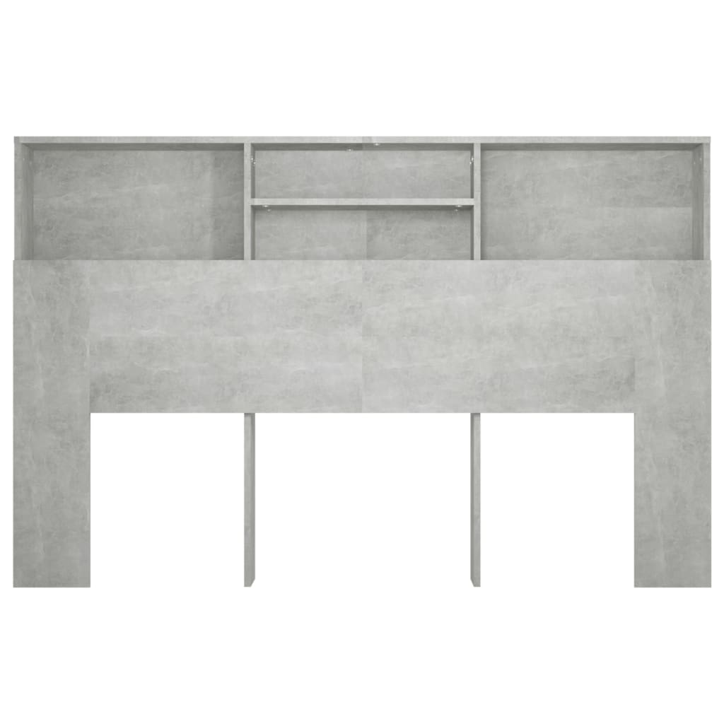 Hoofdbordkast 160X19X103,5 Cm Betongrijs