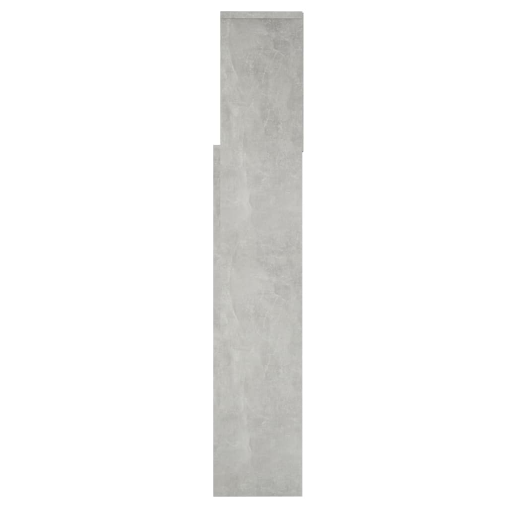 Hoofdbordkast 160X19X103,5 Cm Betongrijs