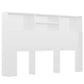 Hoofdbordkast 160X19X103,5 Cm Hoogglans Wit
