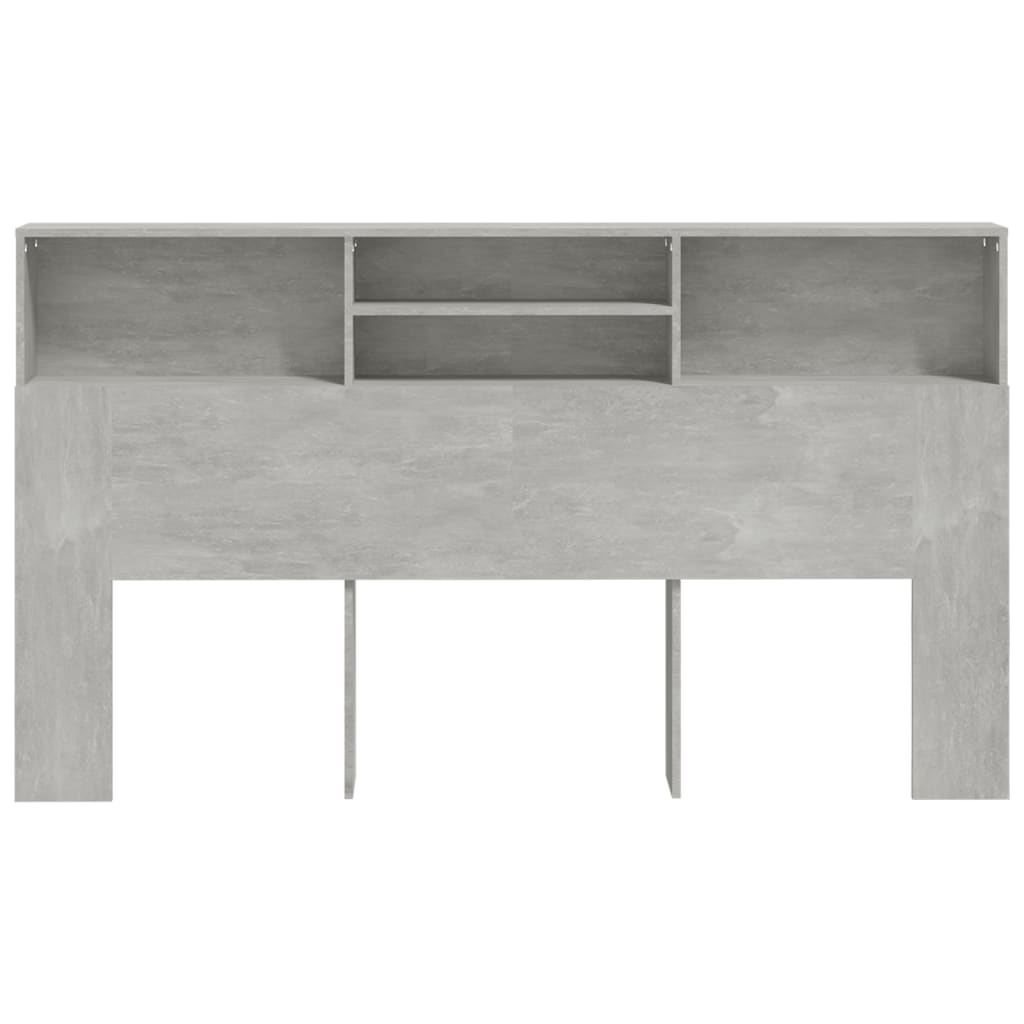 Hoofdbordkast 180X19X103,5 Cm Betongrijs