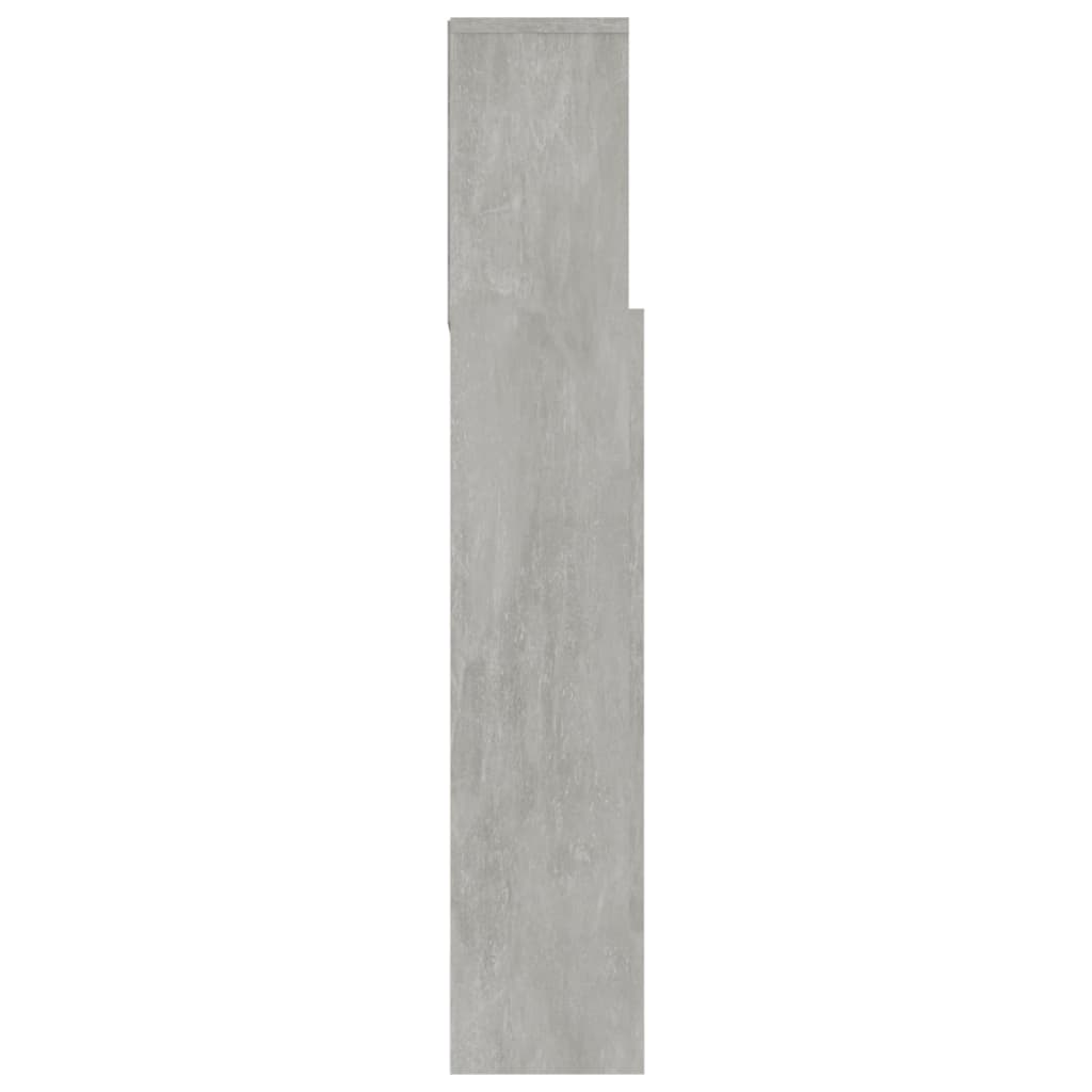 Hoofdbordkast 180X19X103,5 Cm Betongrijs