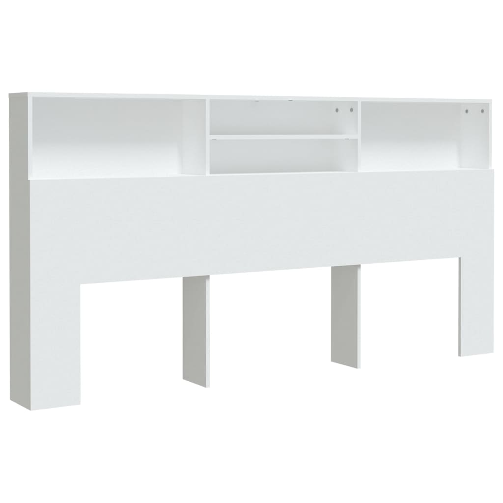 Hoofdbordkast 200X19X103,5 Cm Wit