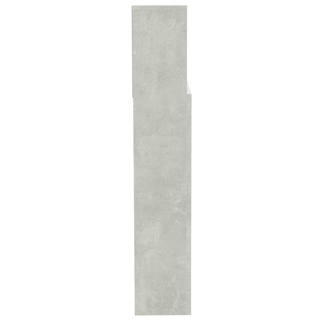 Hoofdbordkast 200X19X103,5 Cm Betongrijs
