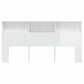 Hoofdbordkast 200X19X103,5 Cm Hoogglans Wit