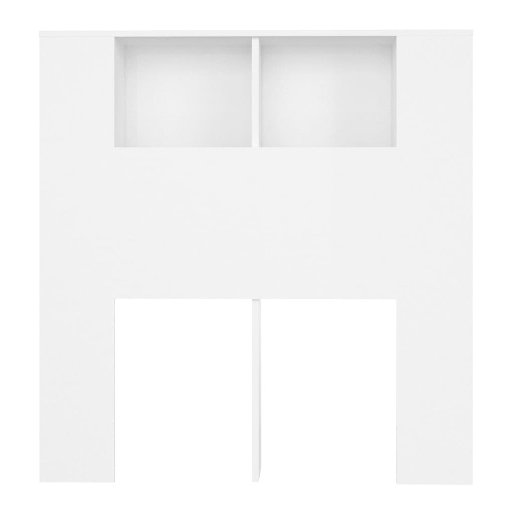 Hoofdbordkast 100X18,5X104,5 Cm Wit