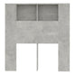Hoofdbordkast 100X18,5X104,5 Cm Betongrijs