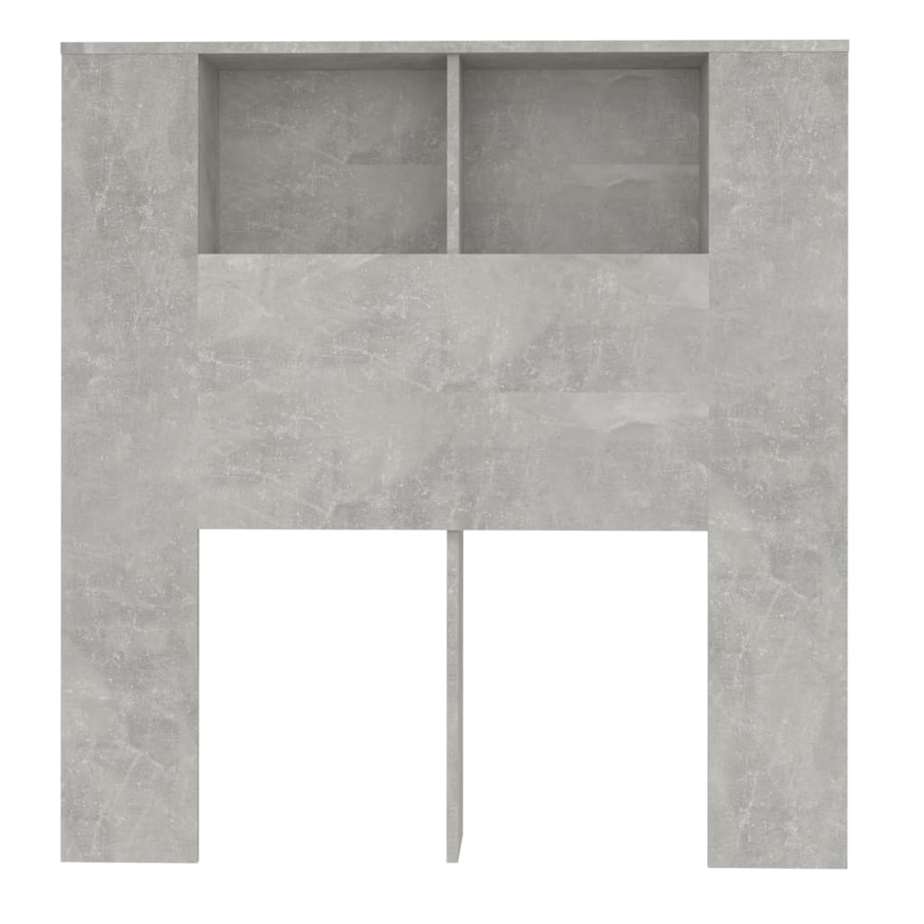 Hoofdbordkast 100X18,5X104,5 Cm Betongrijs