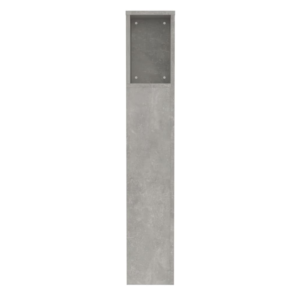 Hoofdbordkast 100X18,5X104,5 Cm Betongrijs