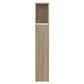 Hoofdbordkast 100X18,5X104,5 Cm Wit En Sonoma Eikenkleurig