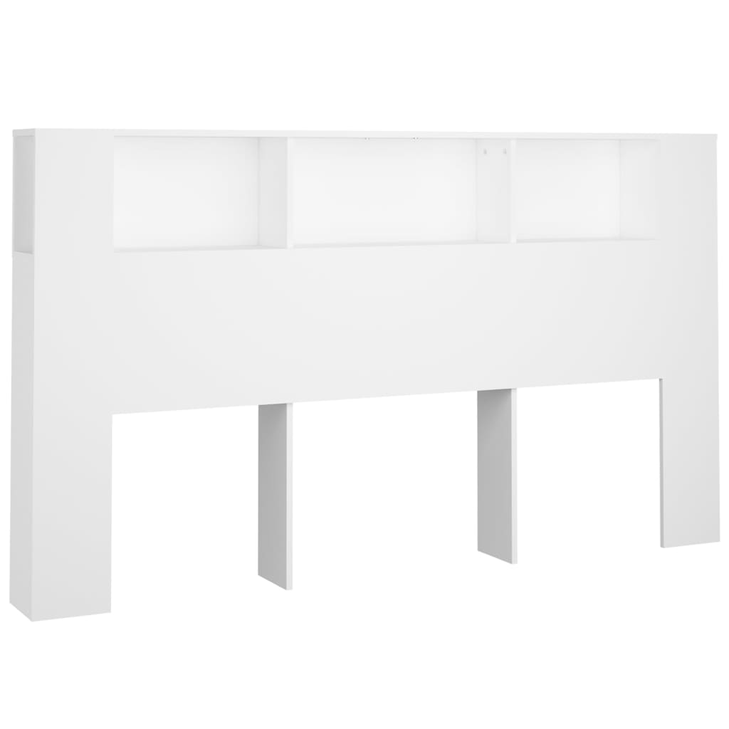 Hoofdbordkast 180X18,5X104,5 Cm Wit