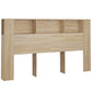 Hoofdbordkast 180X18,5X104,5 Cm Sonoma Eikenkleurig