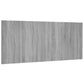 Hoofdbord 200X1,5X80 Cm Bewerkt Hout Grijs Sonoma Eikenkleurig