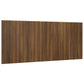 Hoofdbord 200X1,5X80 Cm Bewerkt Hout Bruineikenkleurig