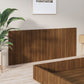 Hoofdbord 200X1,5X80 Cm Bewerkt Hout Bruineikenkleurig
