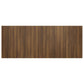 Hoofdbord 200X1,5X80 Cm Bewerkt Hout Bruineikenkleurig