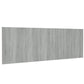 Hoofdbord Wandmodel 240X1,5X80 Cm Bewerkt Hout Grijs Sonoma