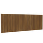 Hoofdbord Wandmodel 240X1,5X80 Cm Bewerkt Hout Bruineikenkleur