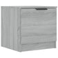 Nachtkastjes 2 St 40X39X40 Cm Grijs Sonoma Eikenkleurig