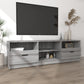 Tv-Meubel 150X33,5X45 Cm Bewerkt Hout Grijs Sonoma Eikenkleurig