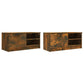 Tv-Meubelen 2 St 80X35X36,5 Cm Bewerkt Hout Gerookt Eikenkleur