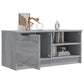 Tv-Meubel 80X35X36,5 Cm Bewerkt Hout Grijs Sonoma Eikenkleurig
