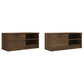 Tv-Meubelen 2 St 80X35X36,5 Cm Bewerkt Hout Bruineikenkleurig