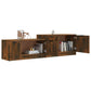 Tv-Meubel 158,5X36X45 Cm Bewerkt Hout Gerookt Eikenkleurig