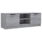 Tv-Meubel 102X35X36,5 Cm Bewerkt Hout Grijs Sonoma Eikenkleurig