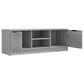 Tv-Meubel 102X35X36,5 Cm Bewerkt Hout Grijs Sonoma Eikenkleurig