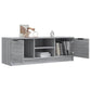 Tv-Meubel 102X35X36,5 Cm Bewerkt Hout Grijs Sonoma Eikenkleurig