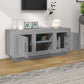 Tv-Meubel 102X35X45 Cm Bewerkt Hout Grijs Sonoma Eikenkleurig