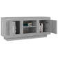 Tv-Meubel 102X35X45 Cm Bewerkt Hout Grijs Sonoma Eikenkleurig