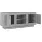 Tv-Meubel 102X35X45 Cm Bewerkt Hout Grijs Sonoma Eikenkleurig