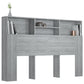 Hoofdbordkast 160X19X103,5 Cm Grijs Sonoma Eikenkleurig