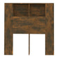 Hoofdbordkast 100X18,5X104,5 Cm Gerookt Eikenkleurig