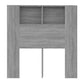 Hoofdbordkast 100X18,5X104,5 Cm Grijs Sonoma Eikenkleurig