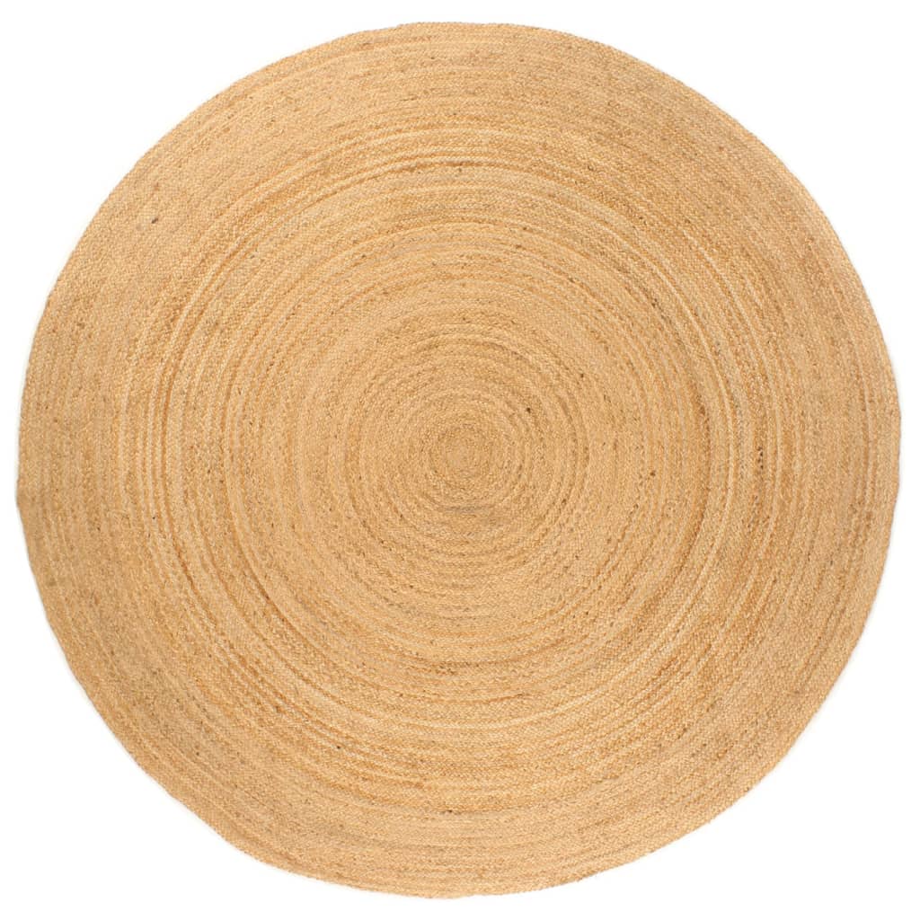 Tapijt Rond 240 Cm Gevlochten Jute