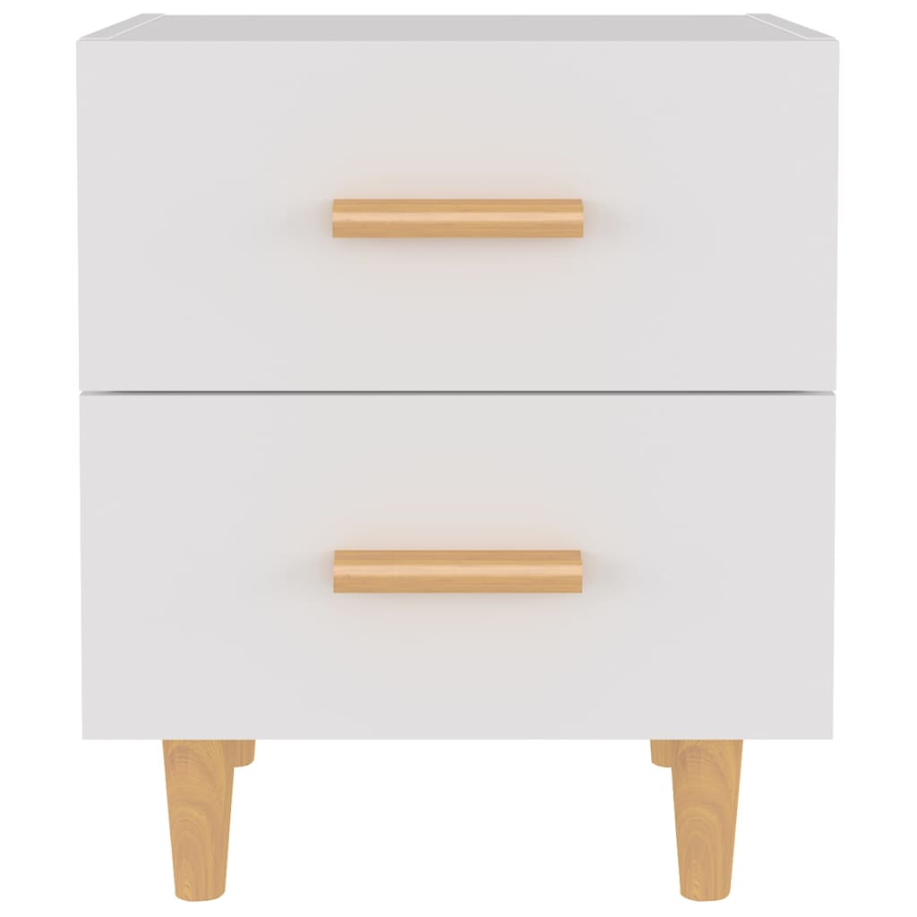 Nachtkastjes 2 St 40X35X47,5 Cm Wit