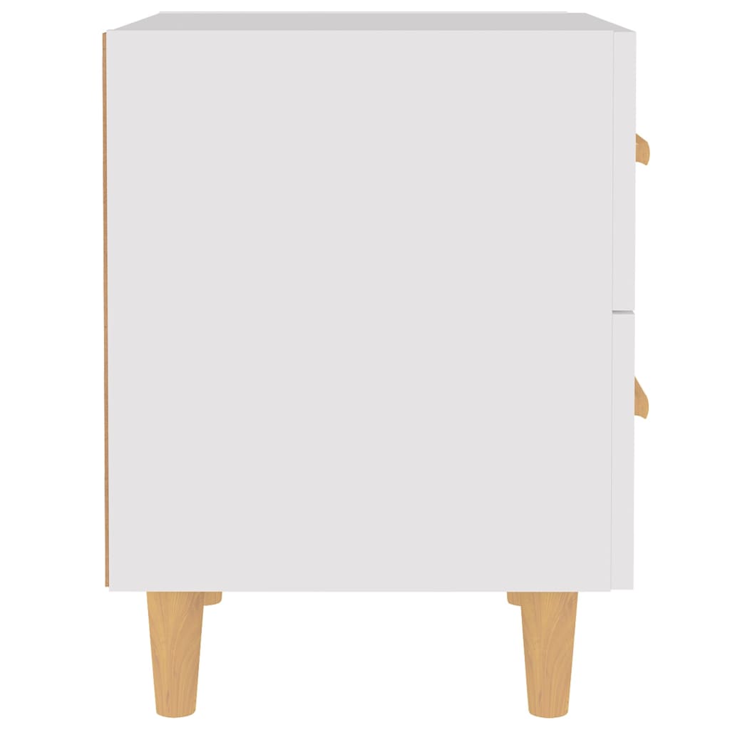 Nachtkastjes 2 St 40X35X47,5 Cm Wit