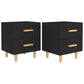 Nachtkastjes 2 St 40X35X47,5 Cm Zwart