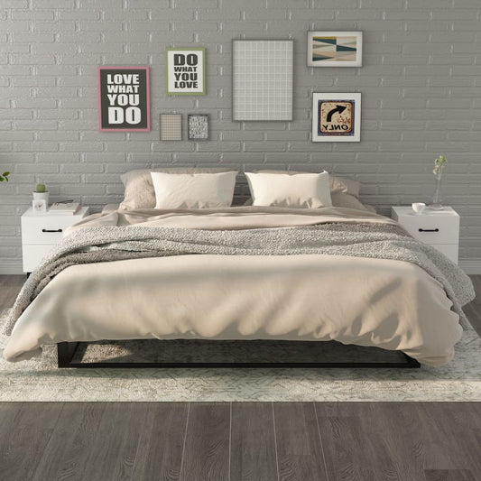 Nachtkastjes 2 St 40X35X47,5 Cm Wit