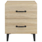 Nachtkastjes 2 St 40X35X47,5 Cm Sonoma Eikenkleurig