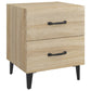 Nachtkastjes 2 St 40X35X47,5 Cm Sonoma Eikenkleurig