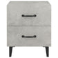 Nachtkastjes 2 St 40X35X47,5 Cm Betongrijs
