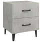 Nachtkastjes 2 St 40X35X47,5 Cm Betongrijs