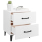 Nachtkastjes 2 St 40X35X47 Cm Hoogglans Wit